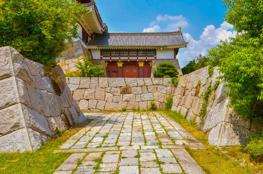Walkway at Fushimi Castle
