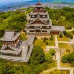 Fushimi Castle Towers Aerial