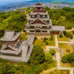 Fushimi Castle Towers Aerial