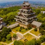 Fushimi Castle Towers Aerial