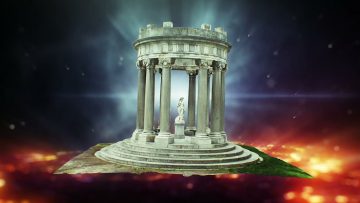 The temple of Bacchus 3D Preview